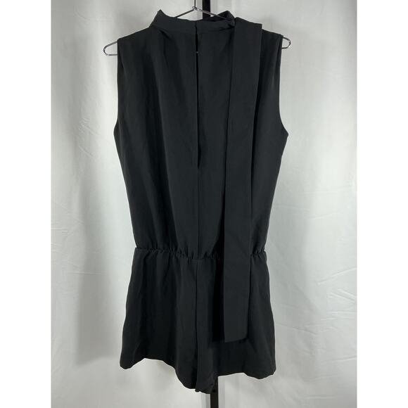 Amanda Uprichard 'Fabienne' Black Polyester Romper Size S - Picture 3 of 4